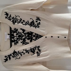 White House Black Market Sequin Cardigan